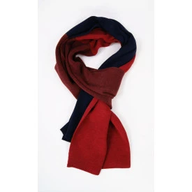 Dante Sjaal Tricot Gebreid | Marine Rood