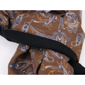 Dante Foulard Sjaal | Brons Blauw Paisley