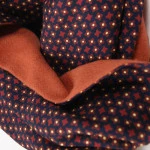 Dante Zijde Cashmere Sjaal | Brique Marine Print | www.pietkoopmans.nl
