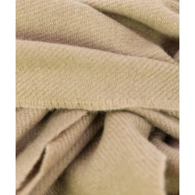 Dante Shawl Wol Geweven | Beige