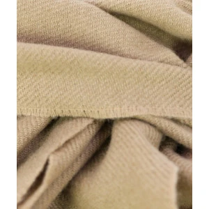 Dante Shawl Wol Geweven | Beige