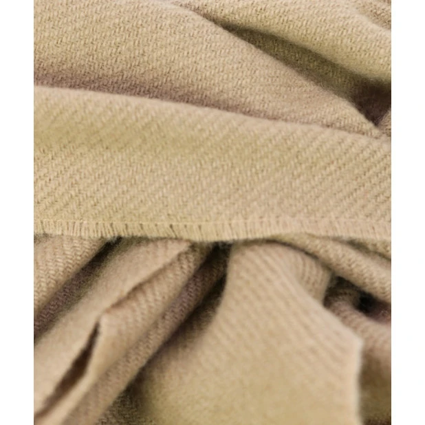 Dante Shawl Wol Geweven | Beige | www.pietkoopmans.nl