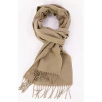 Dante Shawl Wol Geweven | Beige | www.pietkoopmans.nl