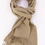 Dante Shawl Wol Geweven | Beige | www.pietkoopmans.nl