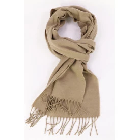 Dante Shawl Wol Geweven | Beige