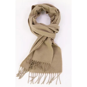 Dante Shawl Wol Geweven | Beige