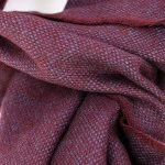 Dante Shawl Wol Geweven | Bordeaux Blauw | www.pietkoopmans.nl