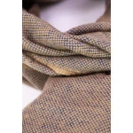 Dante Shawl Wol Geweven | Beige Blauw | www.pietkoopmans.nl