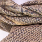 Dante Shawl Wol Geweven | Beige Blauw | www.pietkoopmans.nl