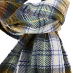 Dante Cashmere Shawl Tartan | Antra Mosterd Ruit | www.pietkoopmans.nl