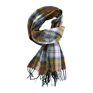 Dante Cashmere Shawl Tartan | Antra Mosterd Ruit
