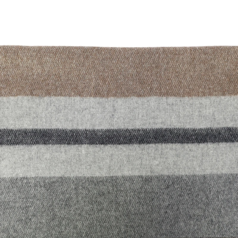 Dante Cashmere Shawl | Grijs Bruin | www.pietkoopmans.nl