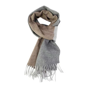 Dante Cashmere Shawl | Grijs Bruin