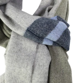 Dante Cashmere Shawl | Grijs Olijf
