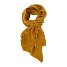 Dante Sjaal Tricot Gebreid | Uni Oker Geel