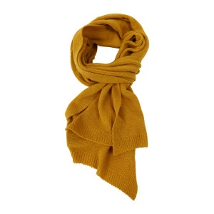 Dante Sjaal Tricot Gebreid | Uni Oker Geel
