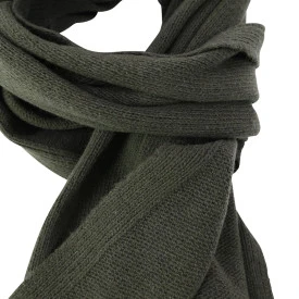 Dante Sjaal Tricot Gebreid | Uni Olijf