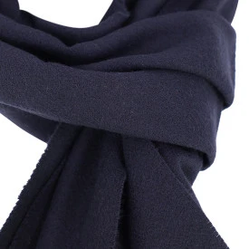 Dante Shawl Wol Geweven | Uni Zwart
