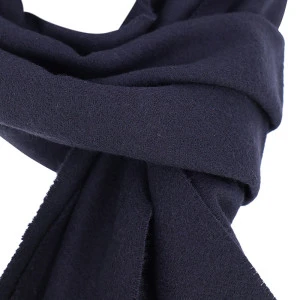 Dante Shawl Wol Geweven | Uni Zwart