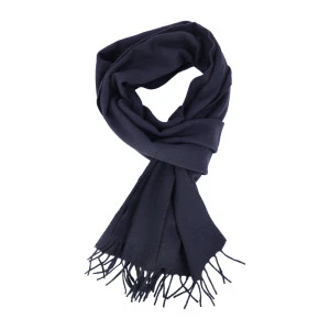 Dante Shawl Wol Geweven | Uni Zwart