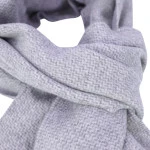 Dante Wol Kasjmier Shawl | Grijs Lichtgrijs | www.pietkoopmans.nl