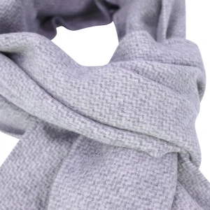 Dante Wol Kasjmier Shawl | Grijs Lichtgrijs