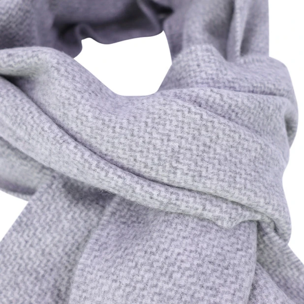 Dante Wol Kasjmier Shawl | Grijs Lichtgrijs | www.pietkoopmans.nl