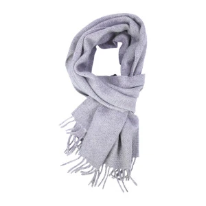 Dante Wol Kasjmier Shawl | Grijs Lichtgrijs