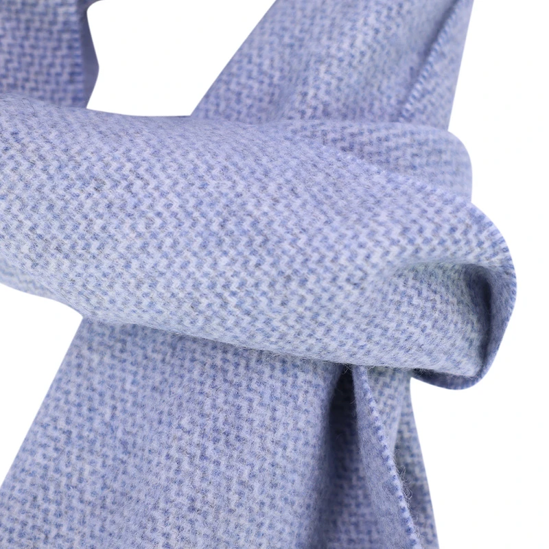 Dante Wol Kasjmier Shawl | Lichblauw  Lichtgrijs | www.pietkoopmans.nl