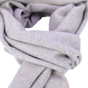 Dante Wol Kasjmier Shawl | Ivoor Lichtgrijs