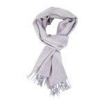 Dante Wol Kasjmier Shawl | Ivoor Lichtgrijs | www.pietkoopmans.nl