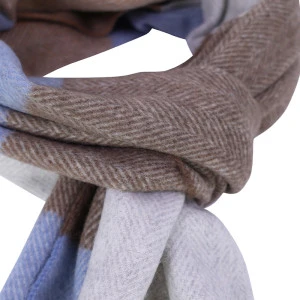 Dante Kasjmier Shawl | Visgraat Camel