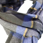 Dante Kasjmier Shawl | Olijf Geel Geruit | www.pietkoopmans.nl