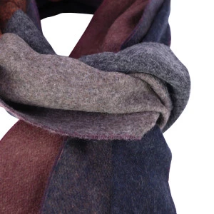 Dante Kasjmier Shawl | Bordeaux Taupe