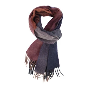 Dante Kasjmier Shawl | Bordeaux Taupe