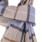 Dante Kasjmier Shawl | Beige Lichtblauw | www.pietkoopmans.nl