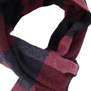 Dante Kasjmier Shawl | Rood Zwart