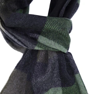 Dante Kasjmier Shawl | Groen Zwart