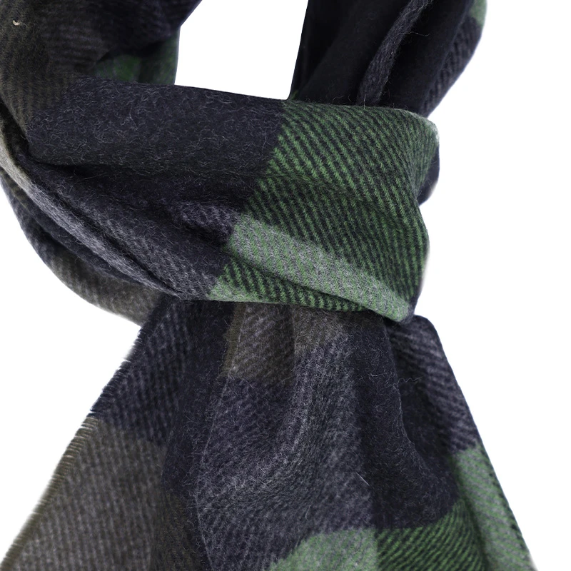 Dante Kasjmier Shawl | Groen Zwart | www.pietkoopmans.nl