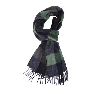 Dante Kasjmier Shawl | Groen Zwart