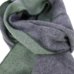 Dante Kasjmier Dubbelfaced Shawl | Groen