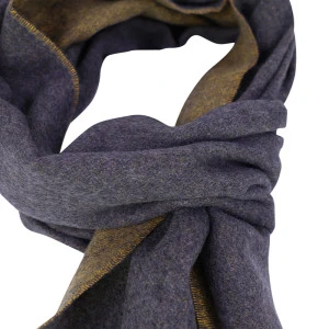 Dante Kasjmier Dubbelfaced Shawl | Geel
