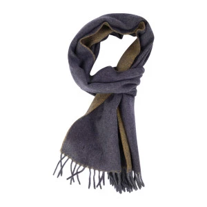 Dante Kasjmier Dubbelfaced Shawl | Geel