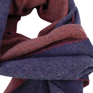Dante Kasjmier Dubbelfaced Shawl | Brique