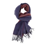 Dante Kasjmier Dubbelfaced Shawl | Brique | www.pietkoopmans.nl