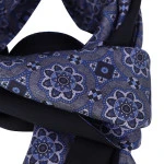 Dante Zijde Wol Shawl | Grijs Blauwe Print | www.pietkoopmans.nl