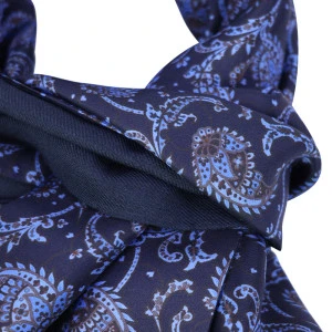 Dante Zijde Wol Shawl | Marine Bruin