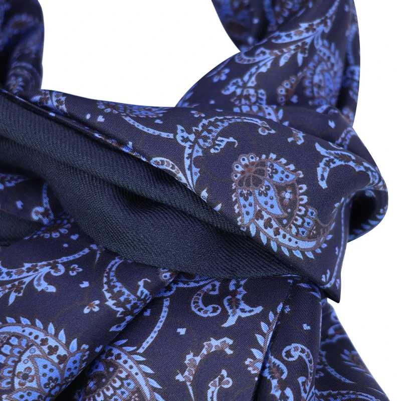 Dante Zijde Wol Shawl | Marine Bruin | www.pietkoopmans.nl