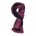 Dante Zijde Wol Shawl | Bordeaux Groen | www.pietkoopmans.nl