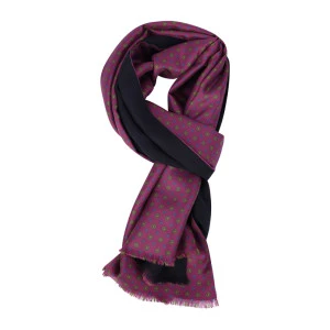 Dante Zijde Wol Shawl | Bordeaux Groen
